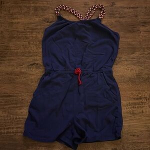 Girls romper blue size 6/6x